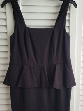 Carmen Marc Valvo Peplum Dress